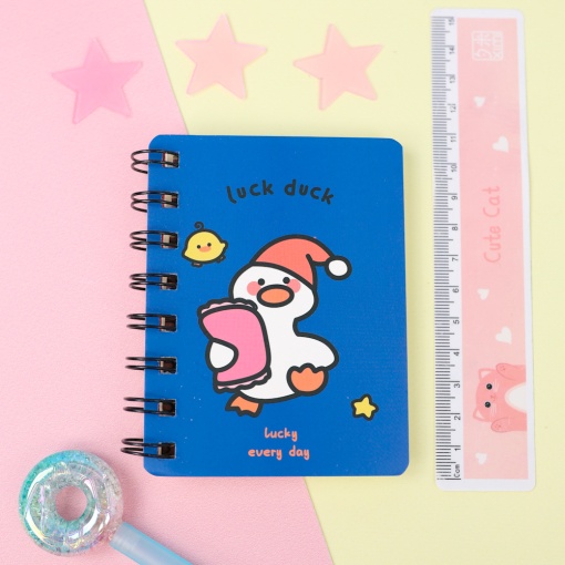 Блокнот на кольцах "Luck Duck" №3 (8х10,5см)