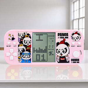Мини-игра "Тетрис" panda cool sha, розовый