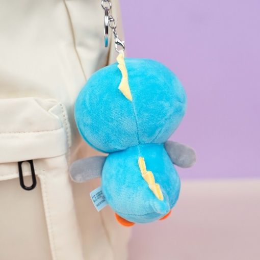Мягкий брелок "Пингвин" голубой 10 см