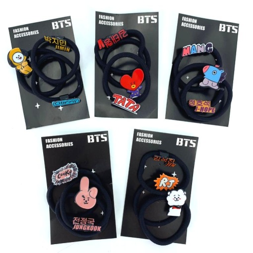Набор резинок для волос "BT21"