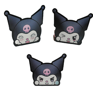 Наклейка голографическая "Куро" 3D, №4