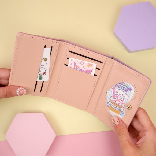 Мини-кошелек "Bear" розовый