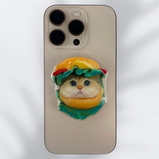 PopSocket "Котик" в гамбургере 