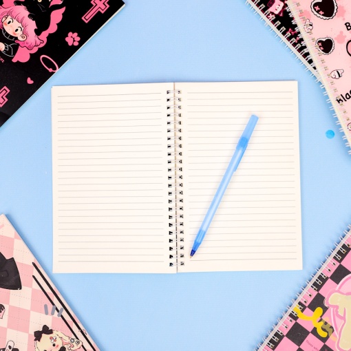 Блокнот на кольцах "Dark sweetheart" A5, в ассортименте 1 шт. 