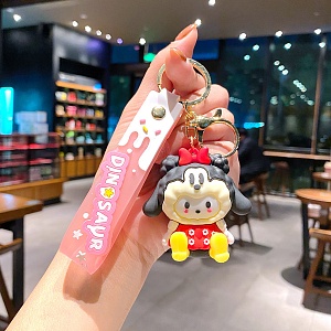 Брелок "Почакко", dinosaur в костюме Минни