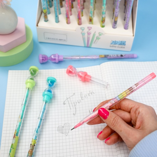 Карандаш "Песочные часы" №6136, в ассортименте 1шт