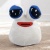 Мягкая игрушка "My pet alien pou" белый (улитка) 22см