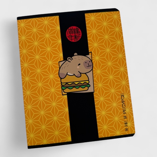 Набор тетрадей "Капибара" орнамент, A5, 48 листов (клетка), 5шт