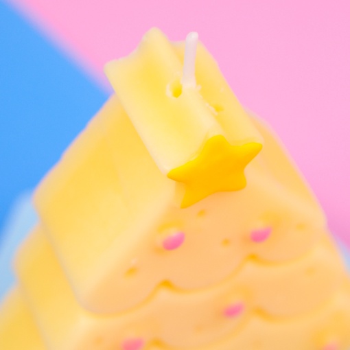 Свеча-арома "НГ Елочка" желтый оптом