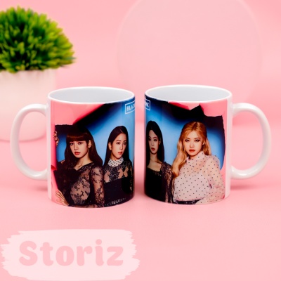 Кружка "K-pop" Black Pink №1, 300 мл оптом со склада!