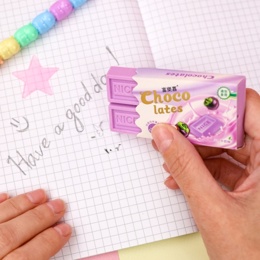 Стирательная резинка "Choco Lates" фиолетовый