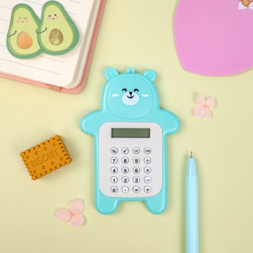 Калькулятор "Мишка" зеленый