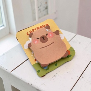 Стикеры "Capybara" счастливая, 30 листов