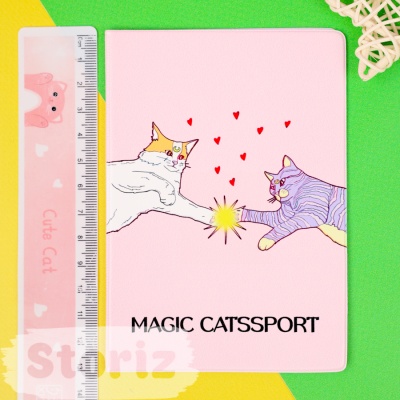 Обложка на паспорт "Magic Catssport" STORIZ