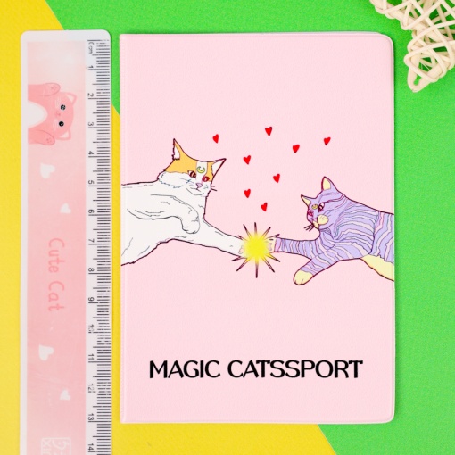 Обложка на паспорт "Magic Catssport" STORIZ