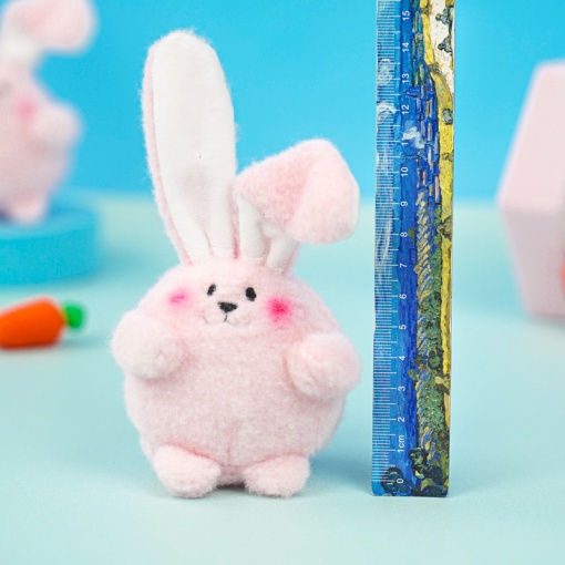 Мягкий брелок "Cute Bunny" розовый, 12 см