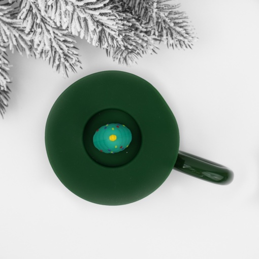 Кружка "НГ Ёлка" зеленый, 400 мл оптом со склада!