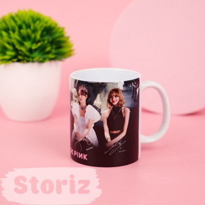 Кружка "K-pop" Black Pink №2, 300 мл оптом со склада!