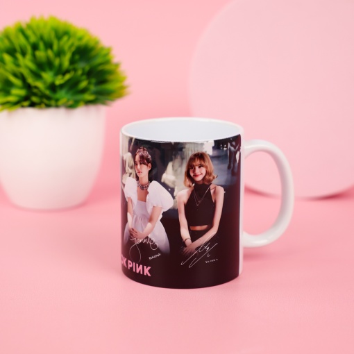 Кружка "K-pop" Black Pink №2, 300 мл оптом со склада!