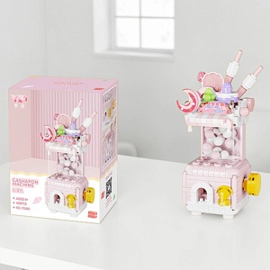 Конструктор "Gashapon machine" розовый №2480 (439 дет.)