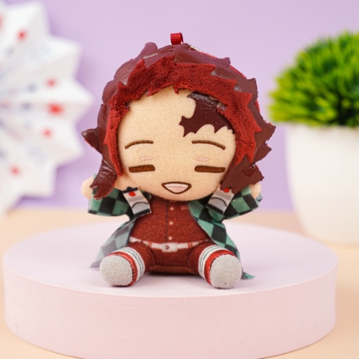 Мягкий брелок "Истребитель Демонов" Танжиро, 12 см