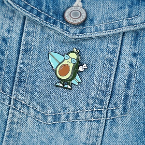 Значок металлический "Avocado Surfer" XZ3365