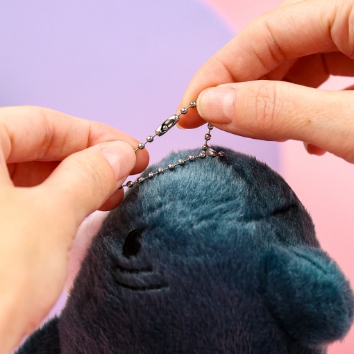 Мягкий брелок "Кото-акула" 13 см