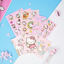 Набор наклеек и карточек "Кт"