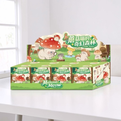Набор фигурок "Surprise" Mushroom Meow №1040, в шоу-боксе 8шт оптом