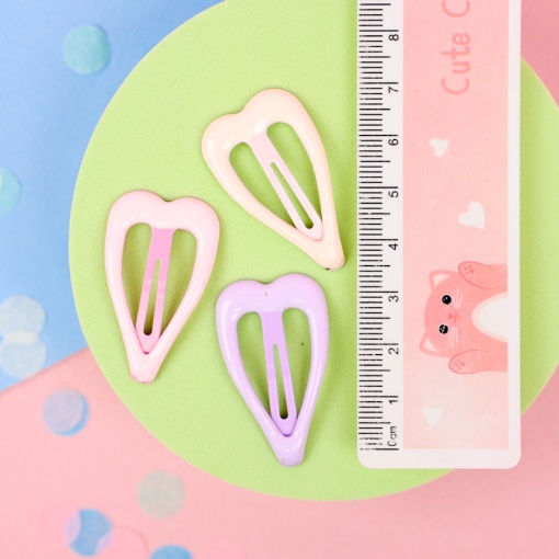 Набор заколок для волос "Сердце" 4 шт.