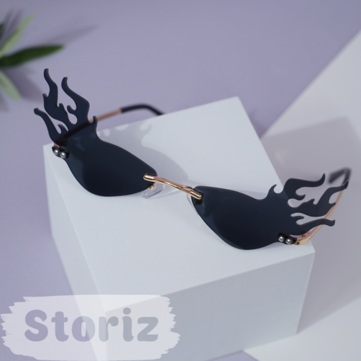 Солнцезащитные очки с чехлом "Fire" black