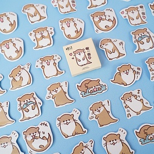 Набор наклеек "Otter" 45 шт.