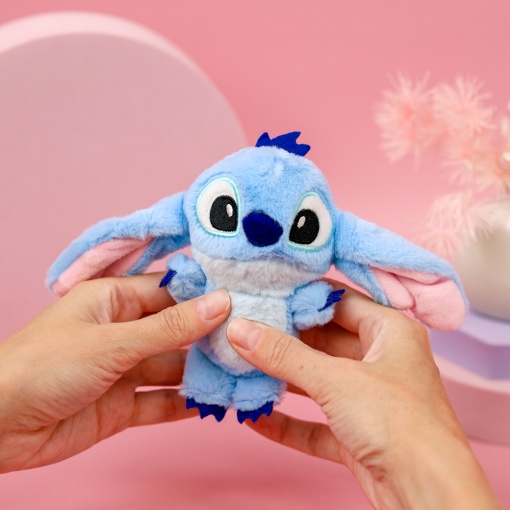 Мягкий брелок "Милый глазастик" №1, голубой  12см