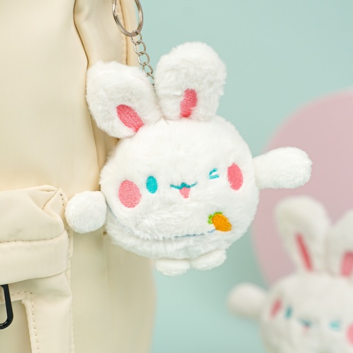 Мягкий брелок "Funny Bunny" белый, 10 см