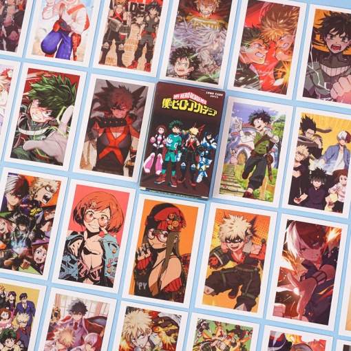 Набор картонных карточек "My Hero Academia № 2" 30шт.
