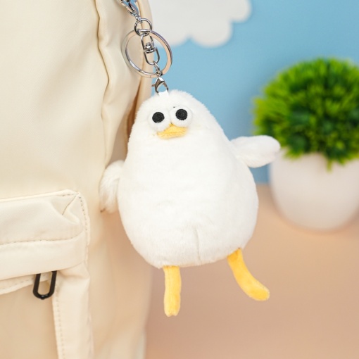 Мягкий брелок "Чайка" 10 см