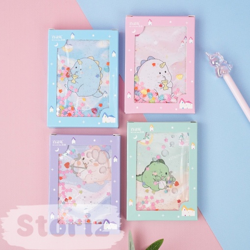 Блокнот с блестками "Cute animal" A7