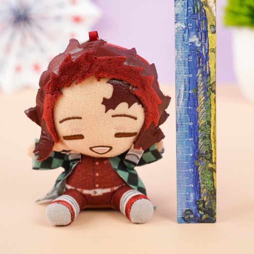 Мягкий брелок "Истребитель Демонов" Танжиро, 12 см