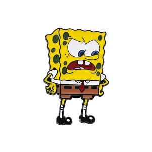 Значок-брошь "SpongeBob" Губка Боб злится XZ3313-1