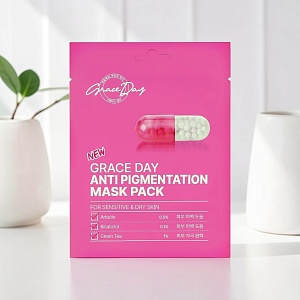 Маска тканевая для лица "Grace Day" анти-пигментация, 27 мл