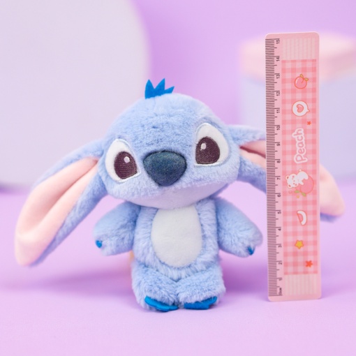 Мягкий брелок "Милый глазастик" голубой, 12см