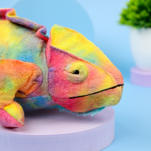 Мягкая игрушка-сквиш "Хамелеон" 60 см