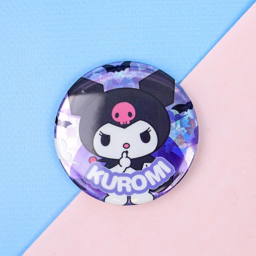 Набор круглых значков "Куро" 58 мм, 4шт