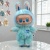 Мягкая игрушка "Labubu Zimomo" с сердечком, голубой, 50см