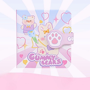 Мини-блокнот "Gummy bears" Love Bear, 8х8 см