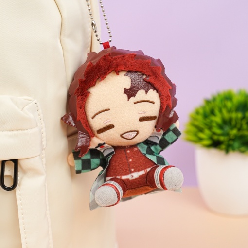 Мягкий брелок "Истребитель Демонов" Танжиро, 12 см