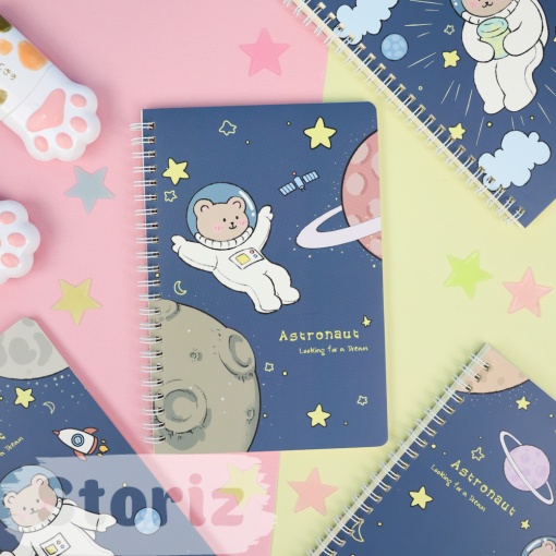 Блокнот "Astronaut" №1438, A5, в ассортименте 1 шт. 