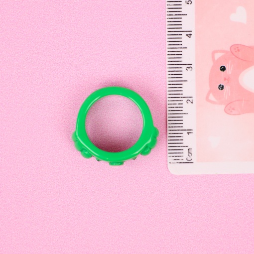 Кольцо "Осьминог" зеленый