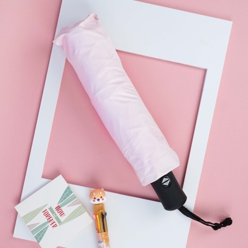 Зонт-автомат "Корги" розовый