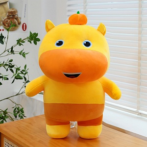 Мягкая игрушка "Capybara Lulu" с мандаринкой, 35см